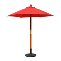 7' Round Fiberglass Umbrella with 6 Ribs, Blank